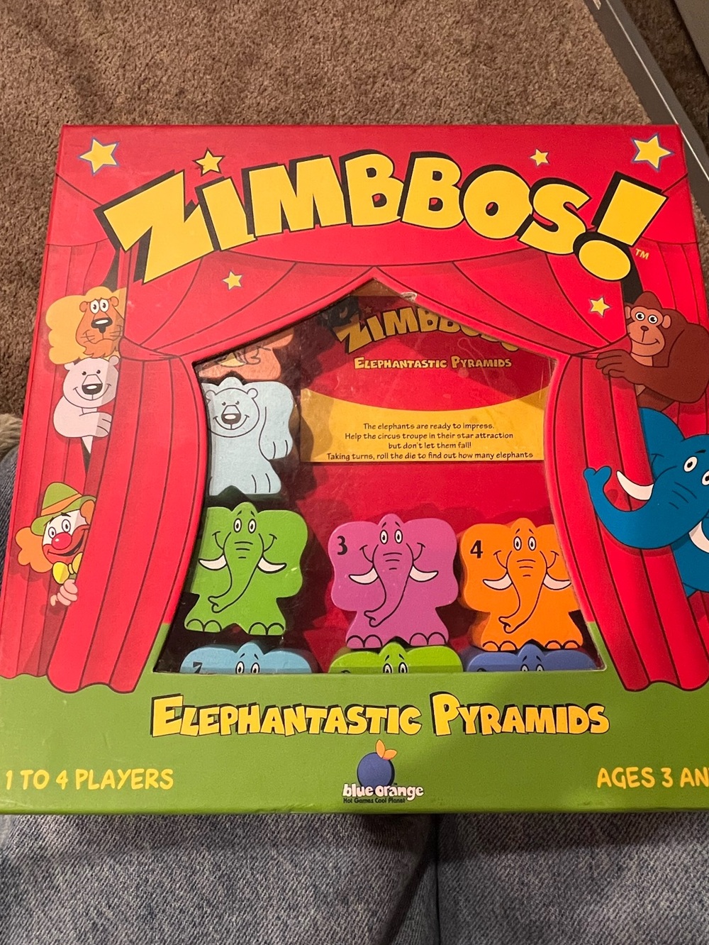 Elephantastic Pyramids Kids Game - Colorful Elephant Stacking Set